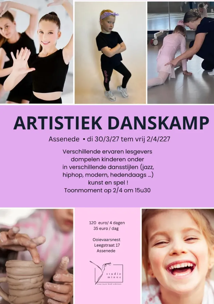 ARTISTIEK DANSKAMP ASSENEDE (30 MAART - 2 APRIL)