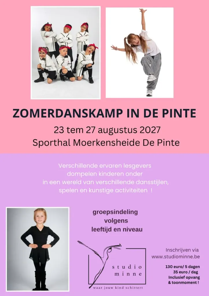 ZOMERDANSKAMP DE PINTE (23 AUG - 27AUG)