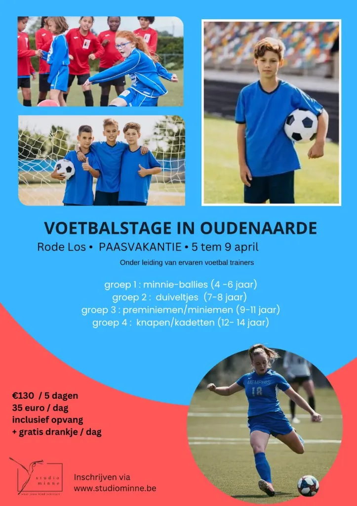 VOETBALSTAGE OUDENAARDE (5 - 9APRIL)