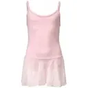 Maillot met vast rokje - ROZE