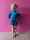 Turnpakje incl shortje LICHT BLAUW