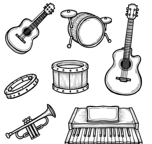 Huur instrument (Akoestische gitaar met hoes)