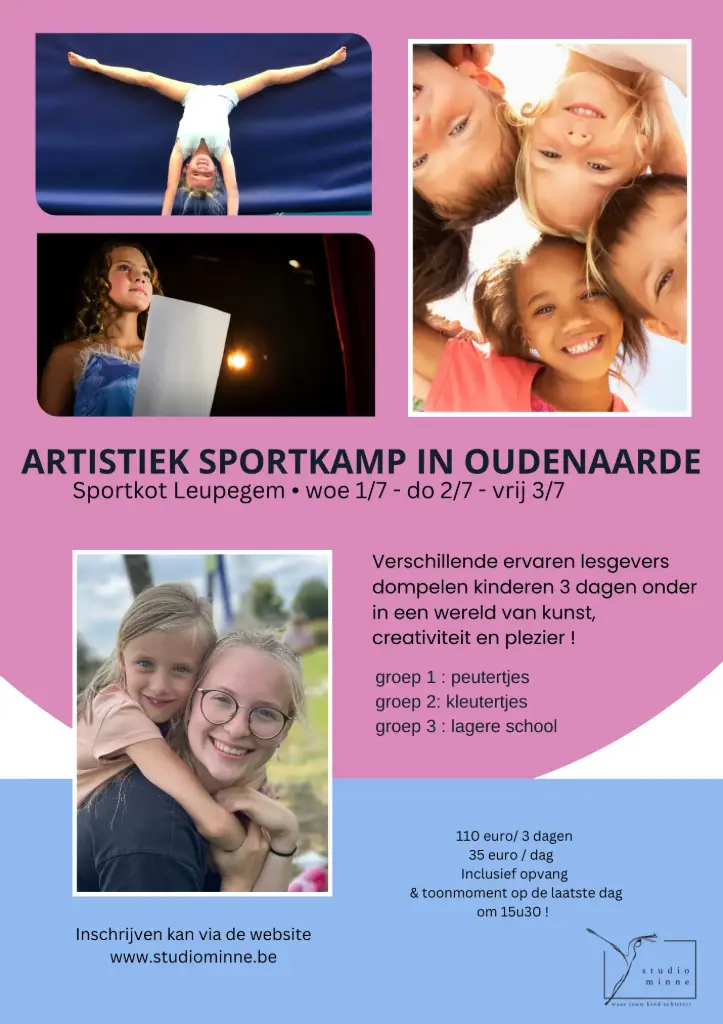 ARTISTIEK SPORTKAMP OUDENAARDE (1-3 JULI) (€35 / dag)