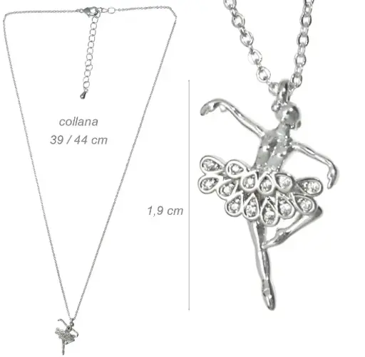 Ketting met ballerina 