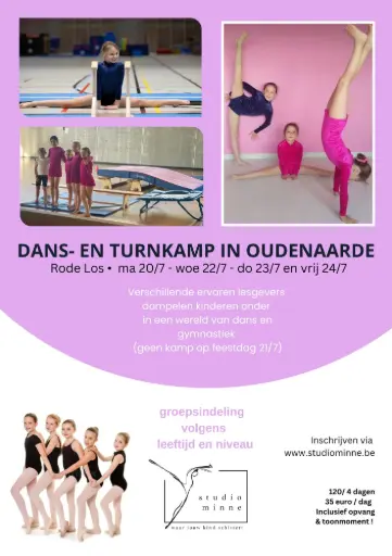 DANS- EN TURNKAMP OUDENAARDE (20-24JULI)