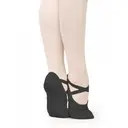 Balletschoenen stof- ZWART (vanaf maat 32)