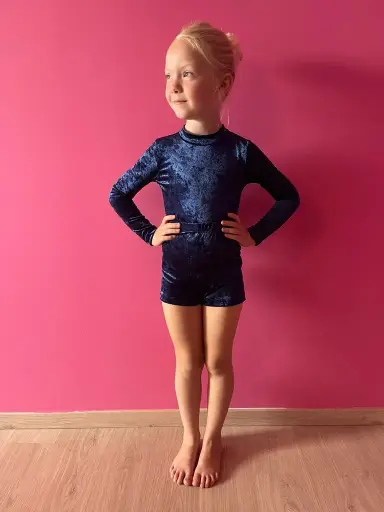 Turnpakje incl shortje DONKER BLAUW 