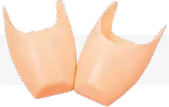 Silicone pointes